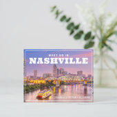 Nashville Wedding Save the Date Briefkaart Uitnodi (Staand voorkant)