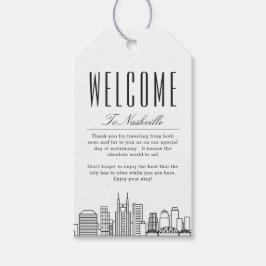 Nashville Wedding | Welkomstberichten — Labels Cadeaulabel
