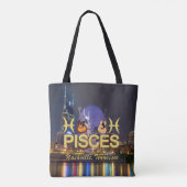 Nashville Zodiac Pisces All Over Print Canvas tas (Achterkant)