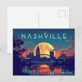 Nashville's Shelby Street Bridge Briefkaart (Voorkant / Achterkant)