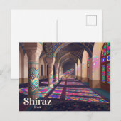 Nasir-ol-Molk-moskee Iran Briefkaart (Voorkant / Achterkant)