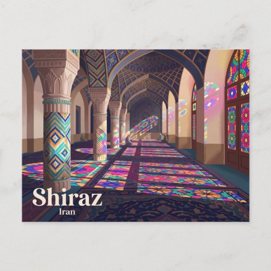 Nasir-ol-Molk-moskee Iran Briefkaart (Voorkant)