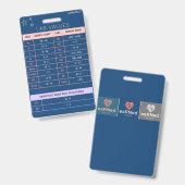 Naslaggids voor Lab-waarden Badge (Voor- en achterkant)