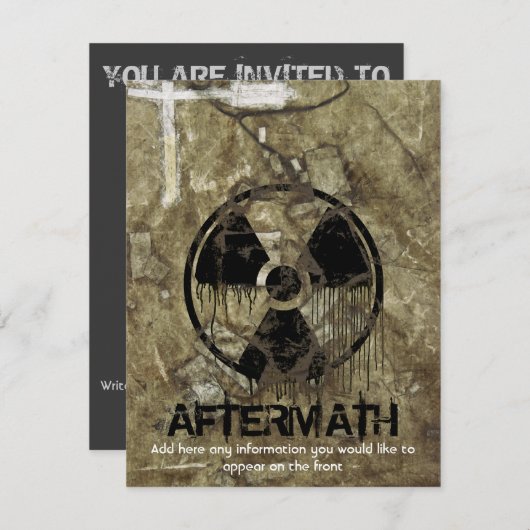 nasleep kaart (Voorkant / Achterkant)