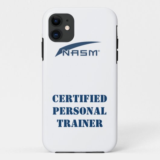 NASM iPhone 5/5s Hoesje | Gecertificeerde trainer (Achterkant)