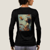 Nasmaak/kolibrie Tri-Blend Shirt (Achterkant)