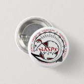 NASPS Logo Button-Wit Ronde Button 3,2 Cm (Voorkant /achterkant)