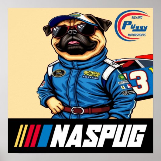 NASPUG Richard Puggy Poster (Voorkant)