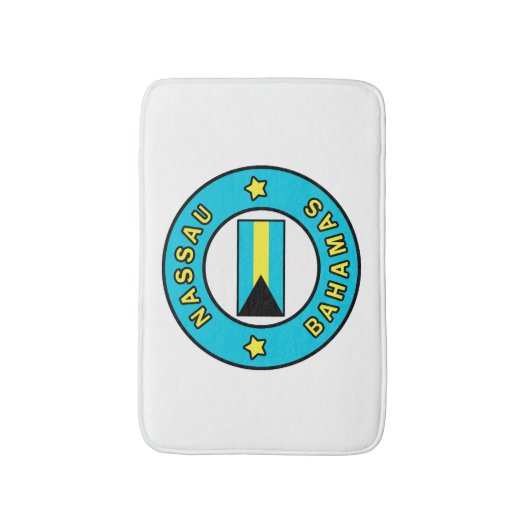 Nassau Bahamas Badmat (Voorkant Verticaal)