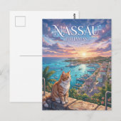 Nassau, Bahama's Bahama's Briefkaart (Voorkant / Achterkant)