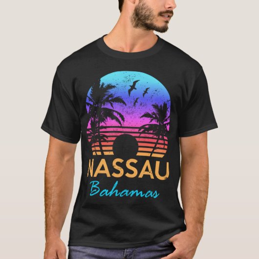 Nassau Bahamas Beachrip Summer S friend T-shirt (Voorkant)