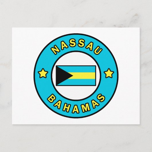 Nassau Bahamas Briefkaart (Voorkant)