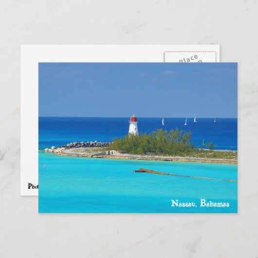 Nassau, Bahamas Briefkaart (Voorkant / Achterkant)
