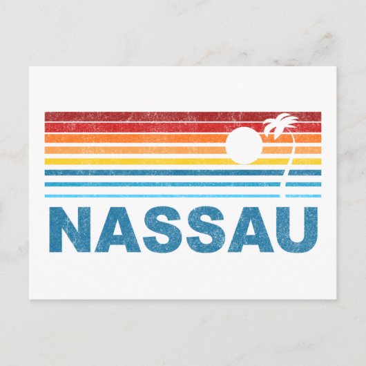 Nassau Bahamas Briefkaart (Voorkant)
