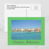 Nassau, Bahamas Briefkaart (Voorkant / Achterkant)