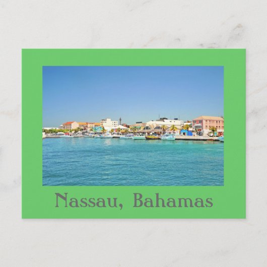 Nassau, Bahamas Briefkaart (Voorkant)