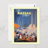 Nassau Bahamas Briefkaart (Voorkant / Achterkant)