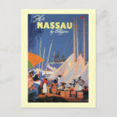 Nassau Bahamas Briefkaart (Voorkant)