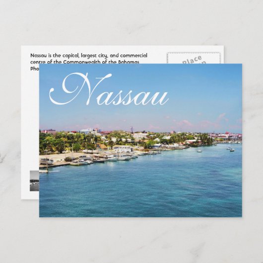 Nassau, Bahamas Briefkaart (Voorkant / Achterkant)