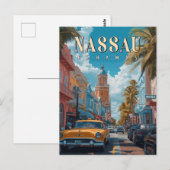  Nassau Bahamas briefkaart - Classic Tropical (Voorkant / Achterkant)