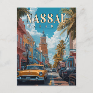 Nassau Bahamas briefkaart - Classic Tropical
