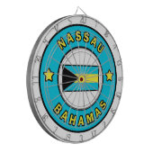 Nassau Bahamas Dartbord (Voorkant Links)