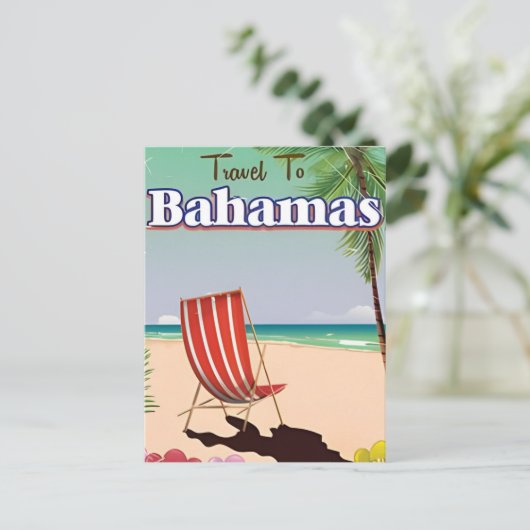 nassau Bahama's de Caribische vakantie Briefkaart (Staand voorkant)