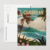  nassau Bahama's de Caribische vakantie Briefkaart (Voorkant / Achterkant)