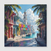 Nassau bahamas dreaming magnet (Voorkant)