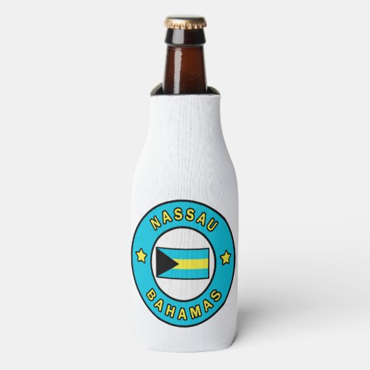 Nassau Bahamas Flesjeskoeler (Fles Voorkant)