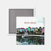 Nassau, Bahama's foto Magneet (Voorkant / Achterkant)