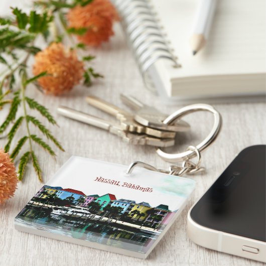 Nassau, Bahama's foto Sleutelhanger (Voorkant Rechts)