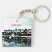 Nassau, Bahama's foto Sleutelhanger (Achterkant)