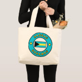 Nassau Bahamas Grote Tote Bag (Voorkant (product))