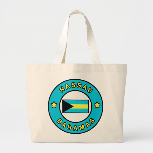 Nassau Bahamas Grote Tote Bag (Voorkant)