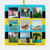 Nassau, Bahamas Keramisch Ornament (Voorkant)