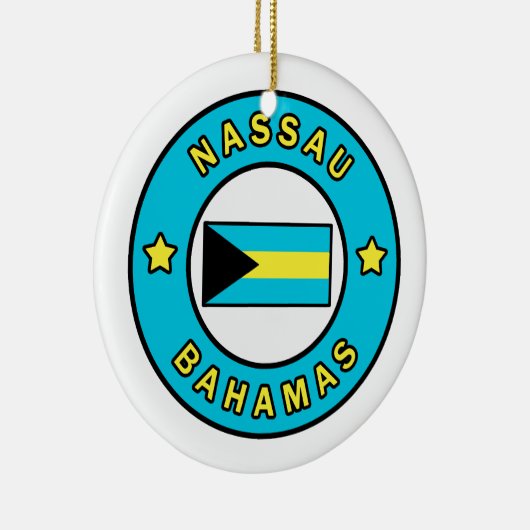 Nassau Bahamas Keramisch Ornament (Rechts)