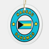 Nassau Bahamas Keramisch Ornament (Links)