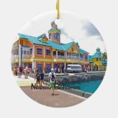 Nassau Bahamas Keramisch Ornament (Achterkant)