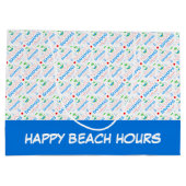 Nassau, Bahama's Kleurrijke tekst en Afbeeldingen  Groot Cadeauzakje (Achterkant)