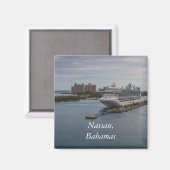 Nassau, Bahamas Magneet (Voorkant / Achterkant)