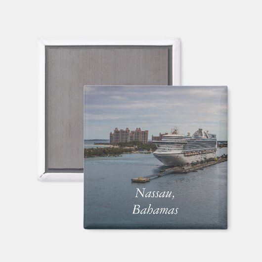 Nassau, Bahamas Magneet (Voorkant / Achterkant)