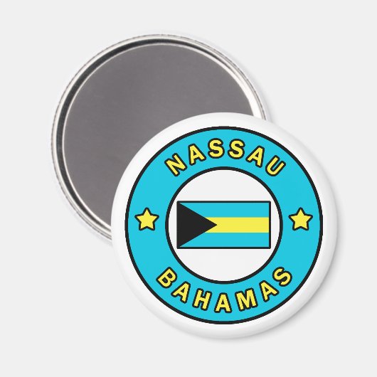 Nassau Bahamas Magneet (Voorkant / Achterkant)