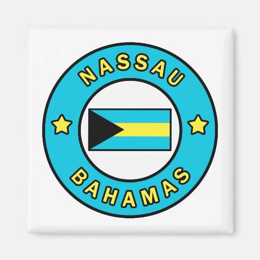 Nassau Bahamas Magneet (Voorkant)