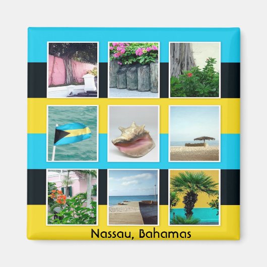 Nassau, Bahamas Magneet (Voorkant)