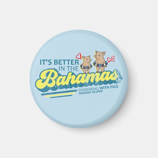 Nassau Bahama's Magneet Vakantie Cruise Zwemvarken (Voorkant)