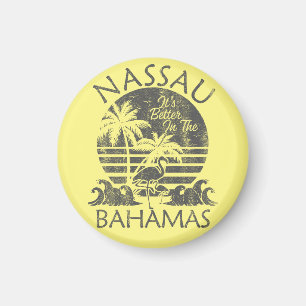 Nassau Bahama's Magnet Vakantie Cruise Retro Beach