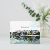 Nassau Bahamas marina briefkaart (Staand voorkant)