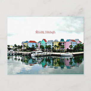 Nassau Bahamas marina briefkaart
