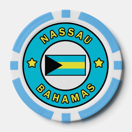 Nassau Bahamas Poker Chips (Voorkant)